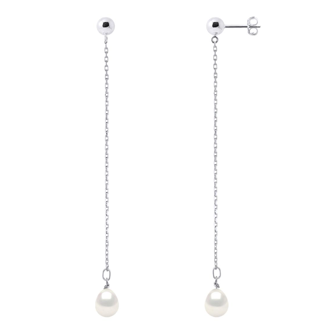 Natural White Pearls Pears 7-8 mm Necklace main product photo