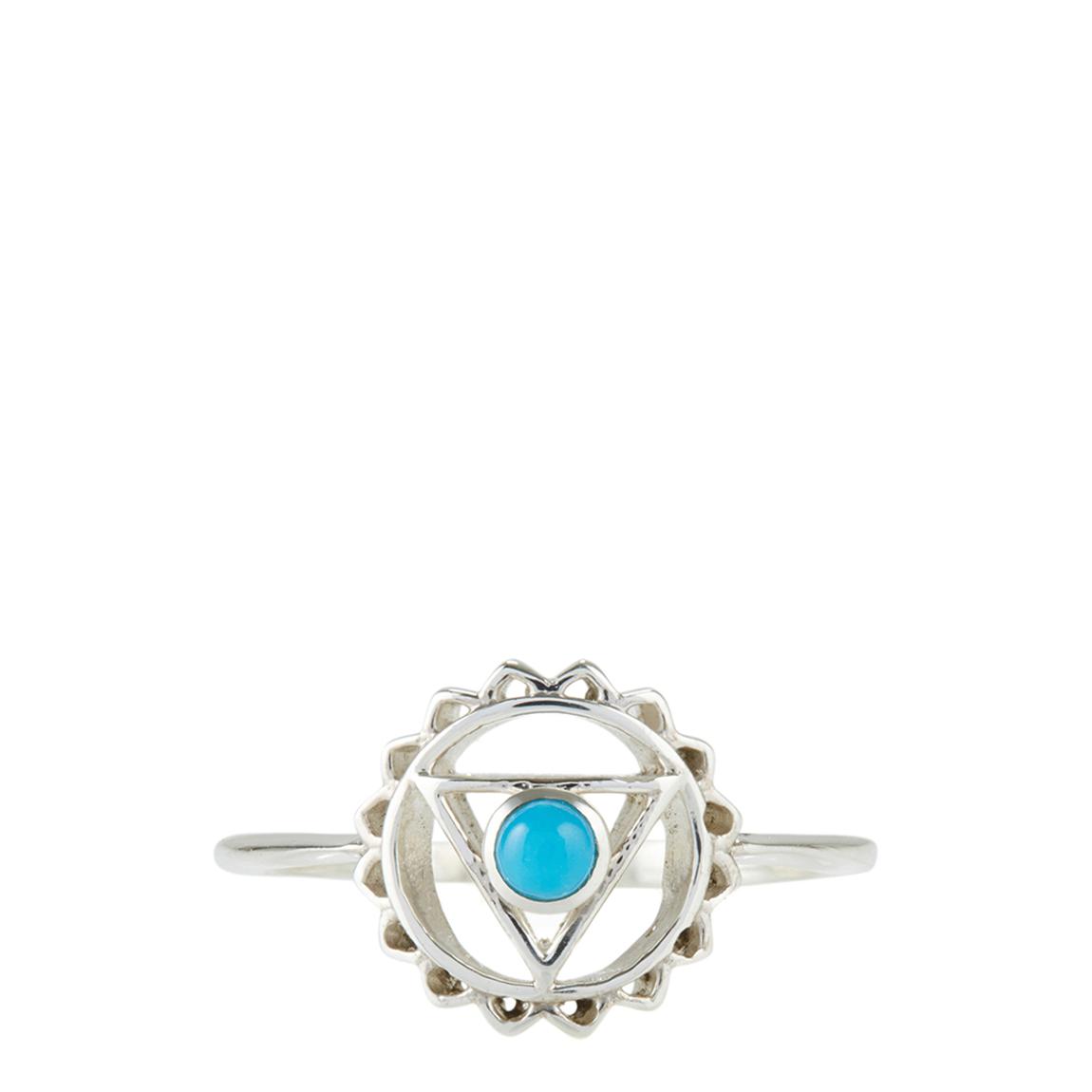 Silver Throat Chakra Ring main product photo