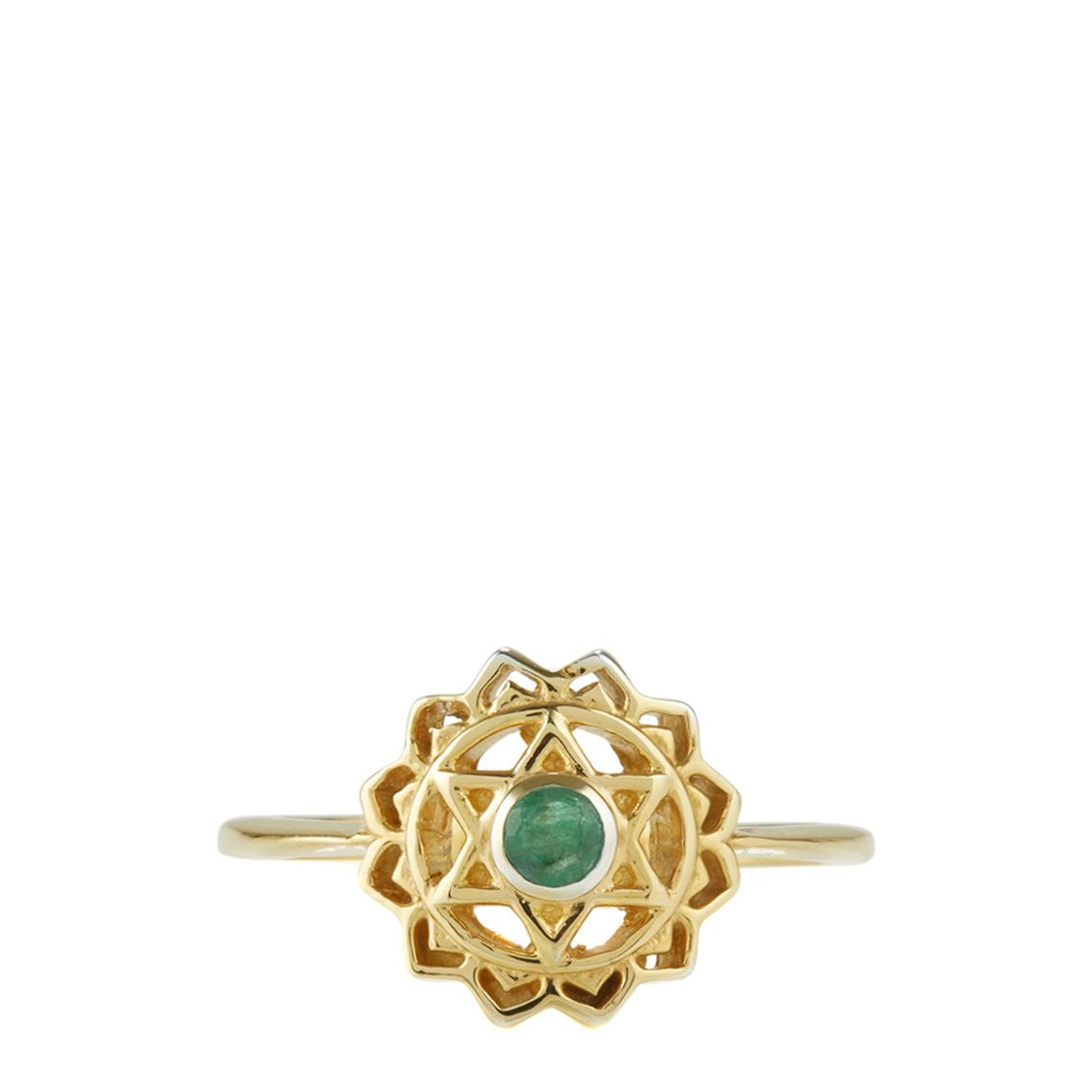 Gold Heart Chakra Ring main product photo