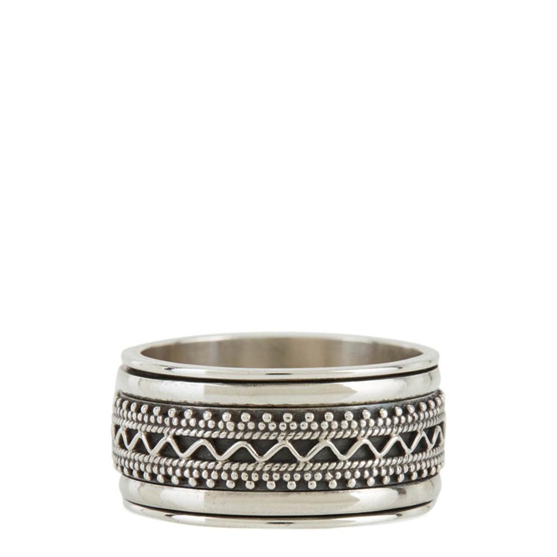 Silver Men's Jaipur Explorer Spinning Ring main product photo