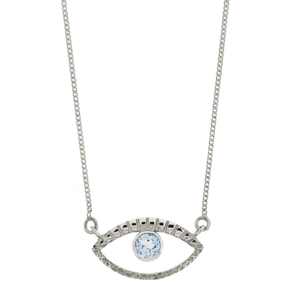 Silver Eye Of Intuition Necklace main product photo