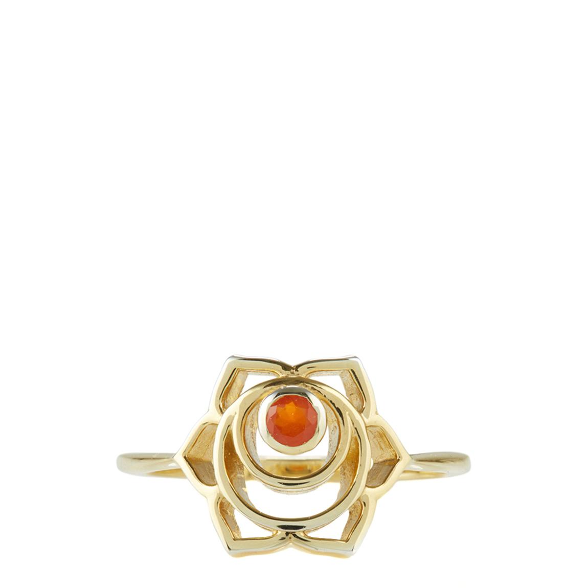 Gold Sacral Chakra Ring main product photo