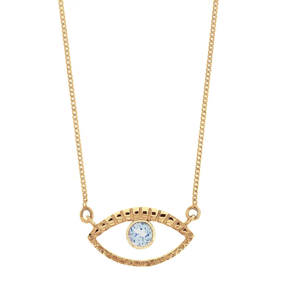 Gold Eye Of Intuition Necklace main product photo
