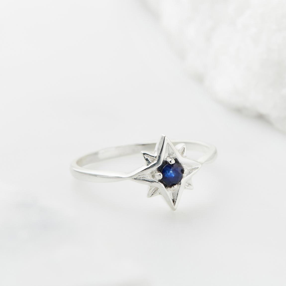 Sapphire Guiding North Star Ring main product photo