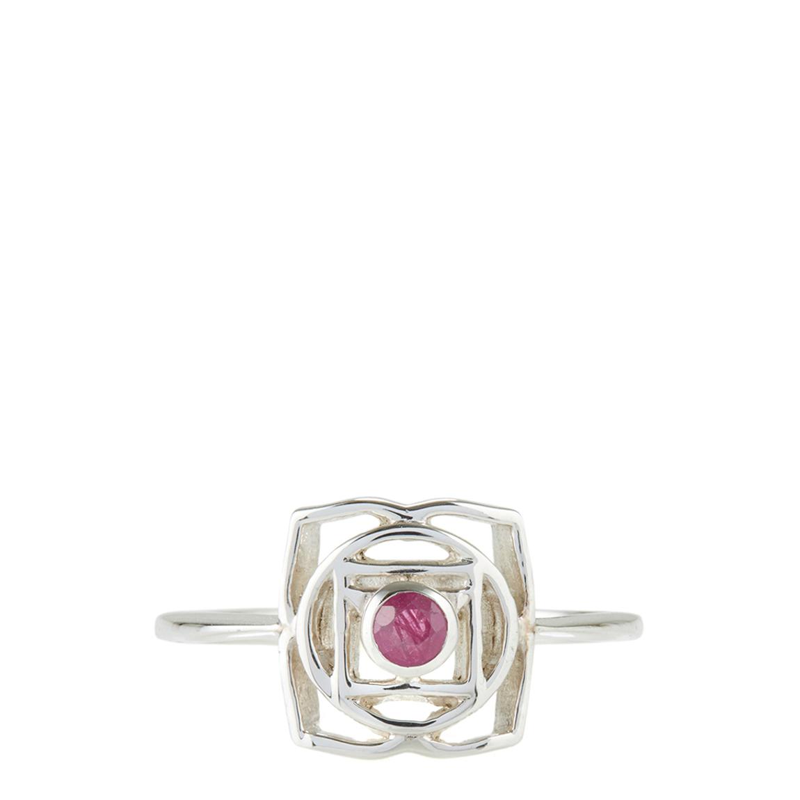 Silver Root Chakra Ring main product photo