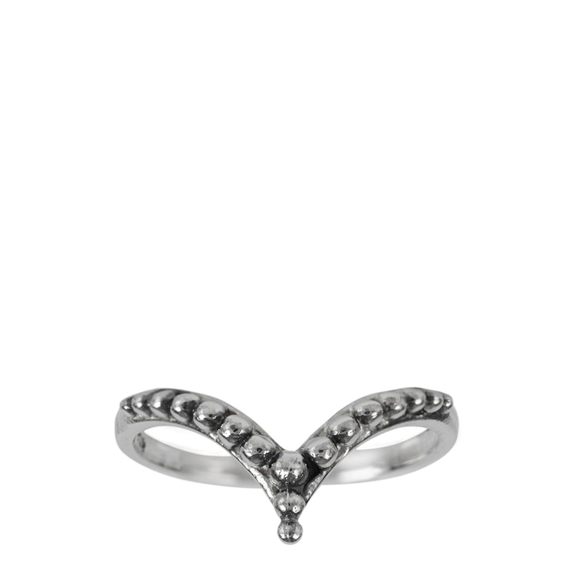 Silver Raja Stacking Ring main product photo