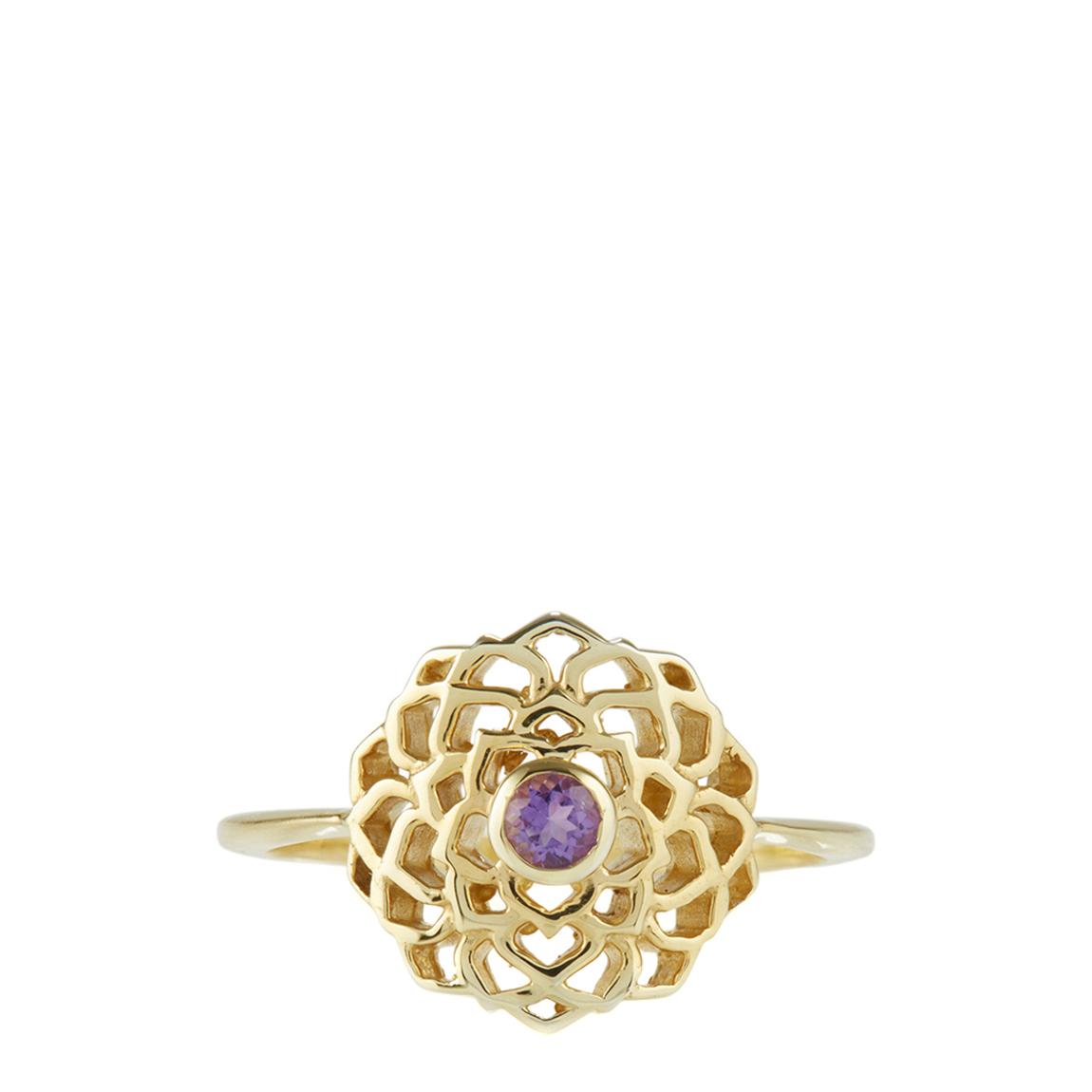 Gold Crown Chakra Ring main product photo