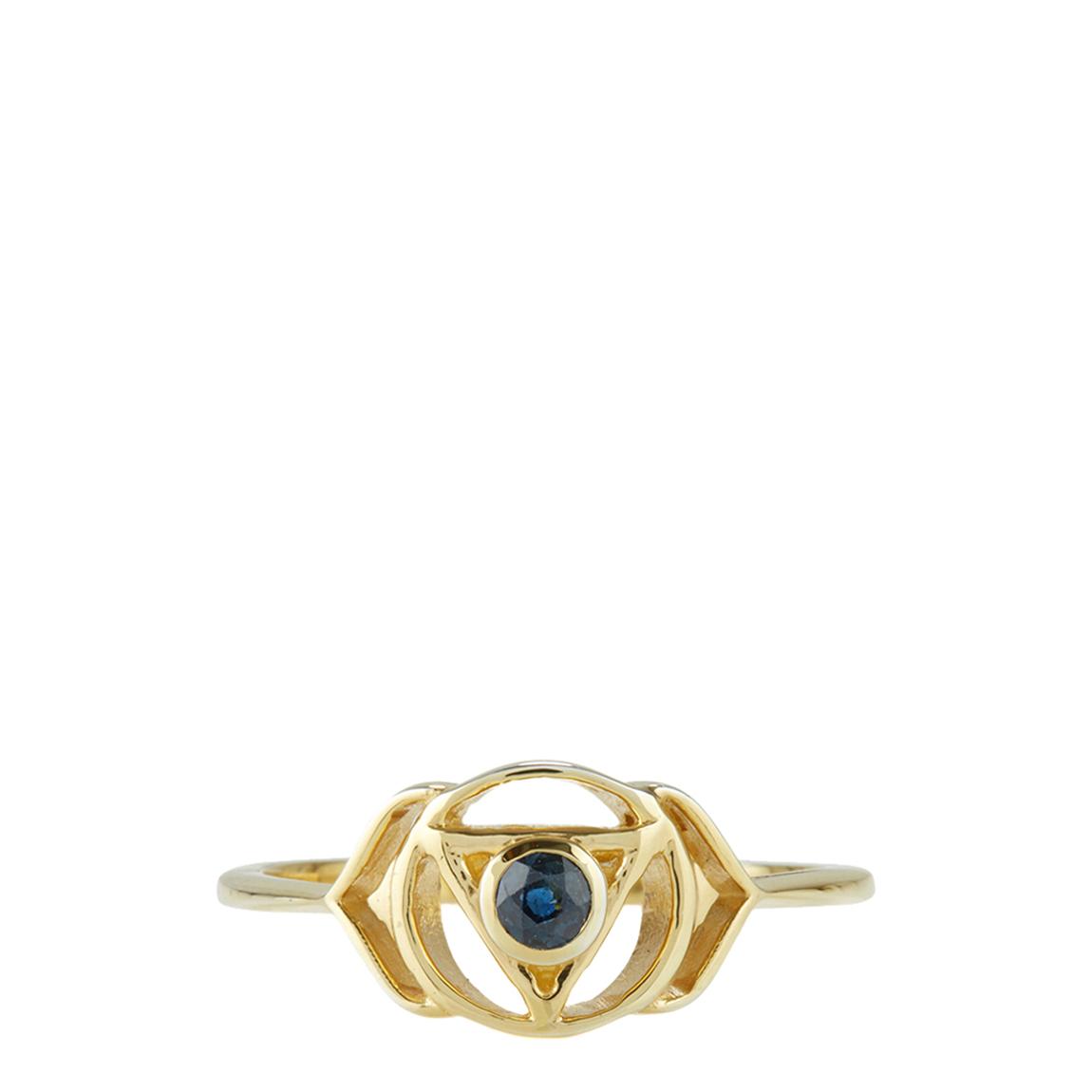 Gold Third Eye Chakra Ring main product photo