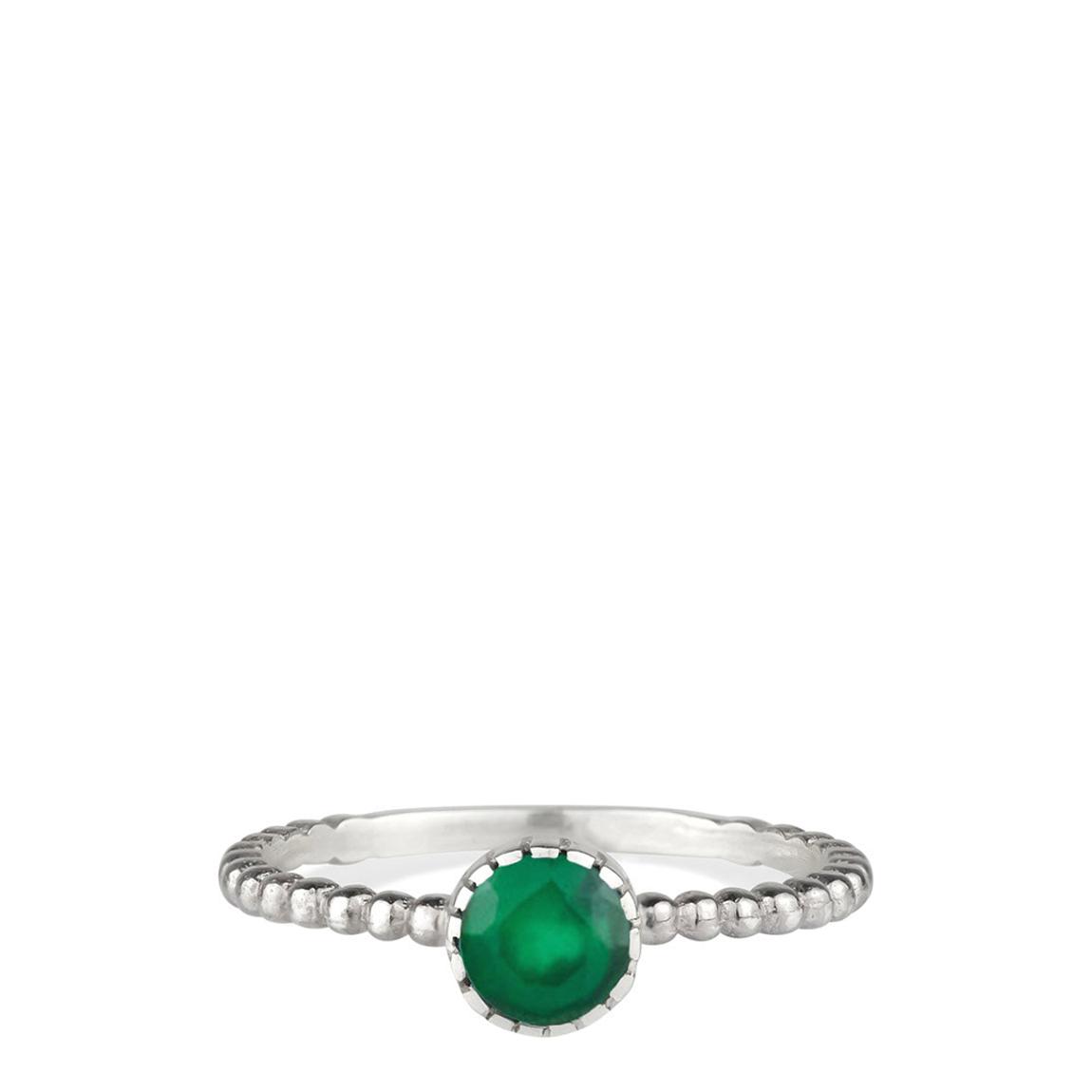 Green Onyx Rawa Stacking Ring main product photo
