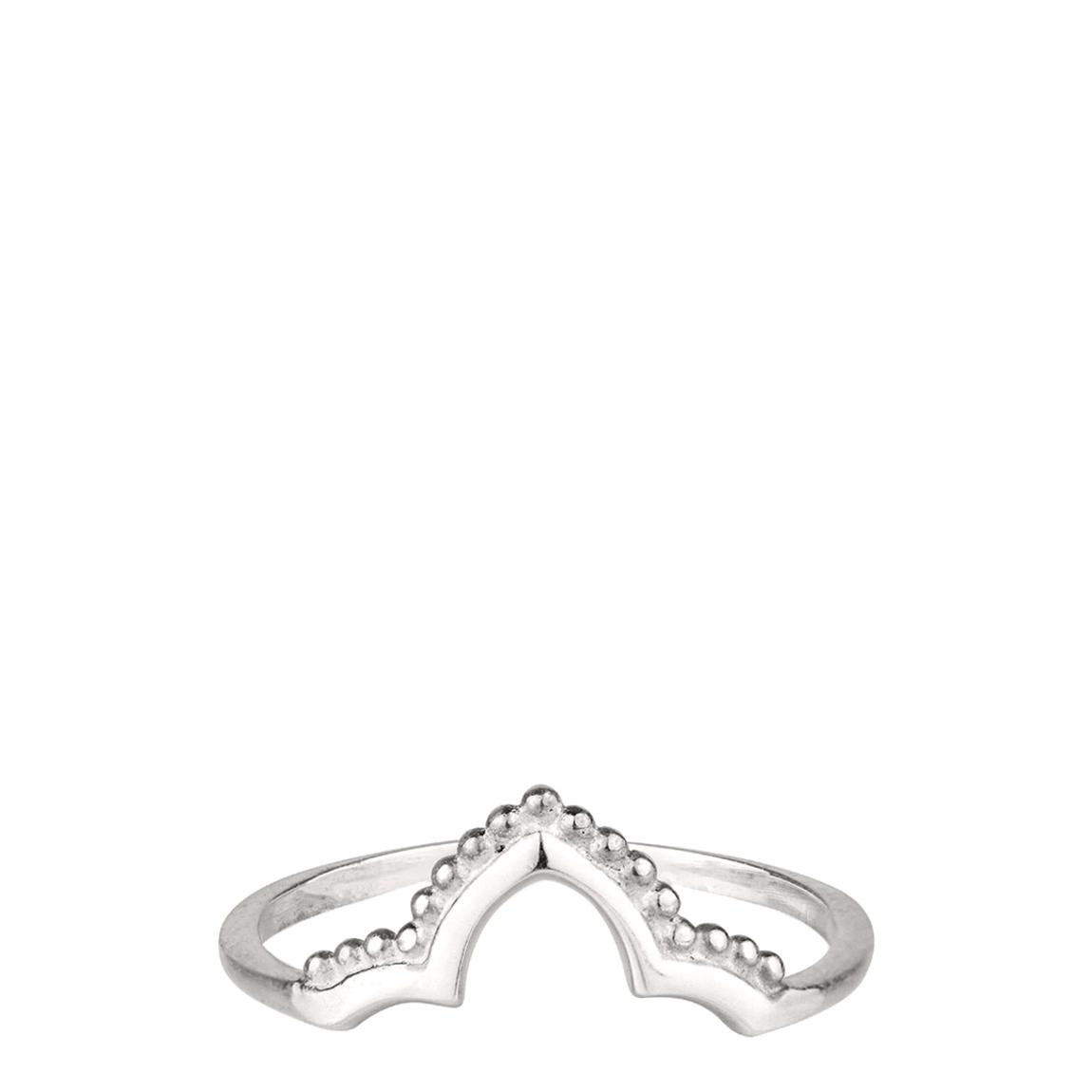 Silver Crown Stacking Ring main product photo