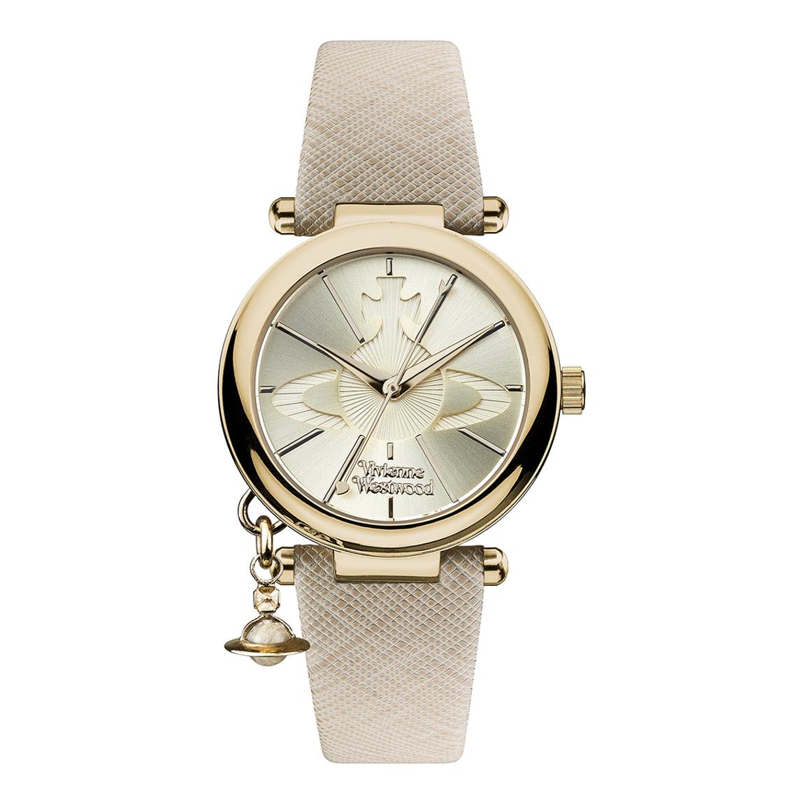 Women's Gold & Beige Orb Pop Watch 32mm main product photo