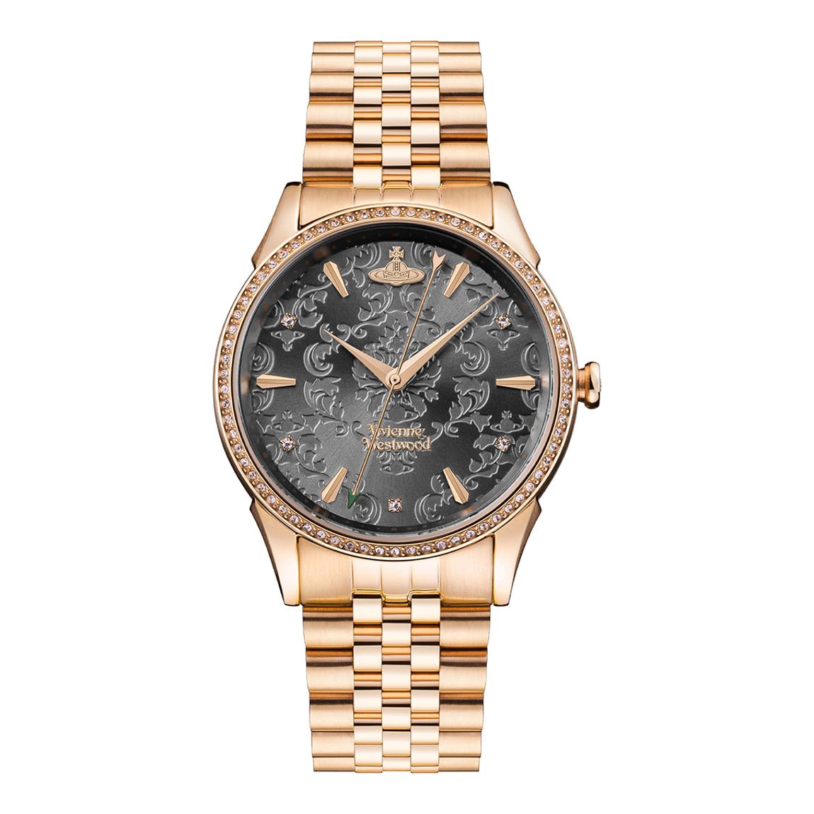 Women's Gold & Black The Wallace Watch 37mm main product photo