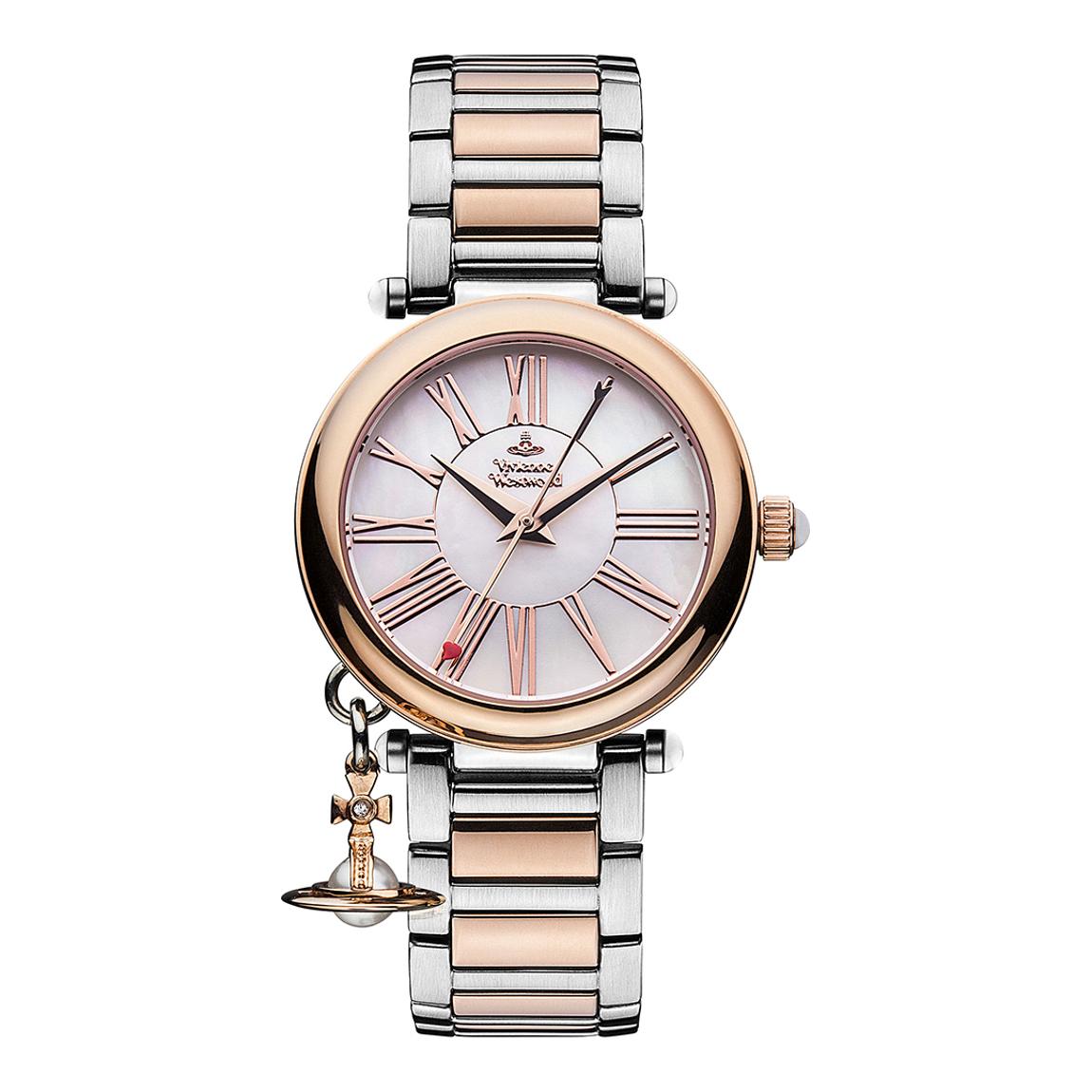 Women's Silver & Gold Mother Orb Watch 32mm main product photo