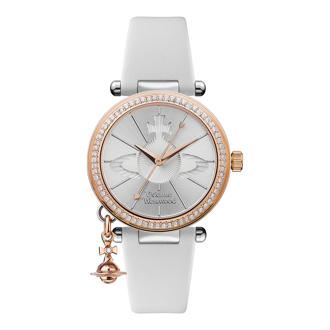 Women's White & Gold Orb Pastelle Watch 32mm main product photo
