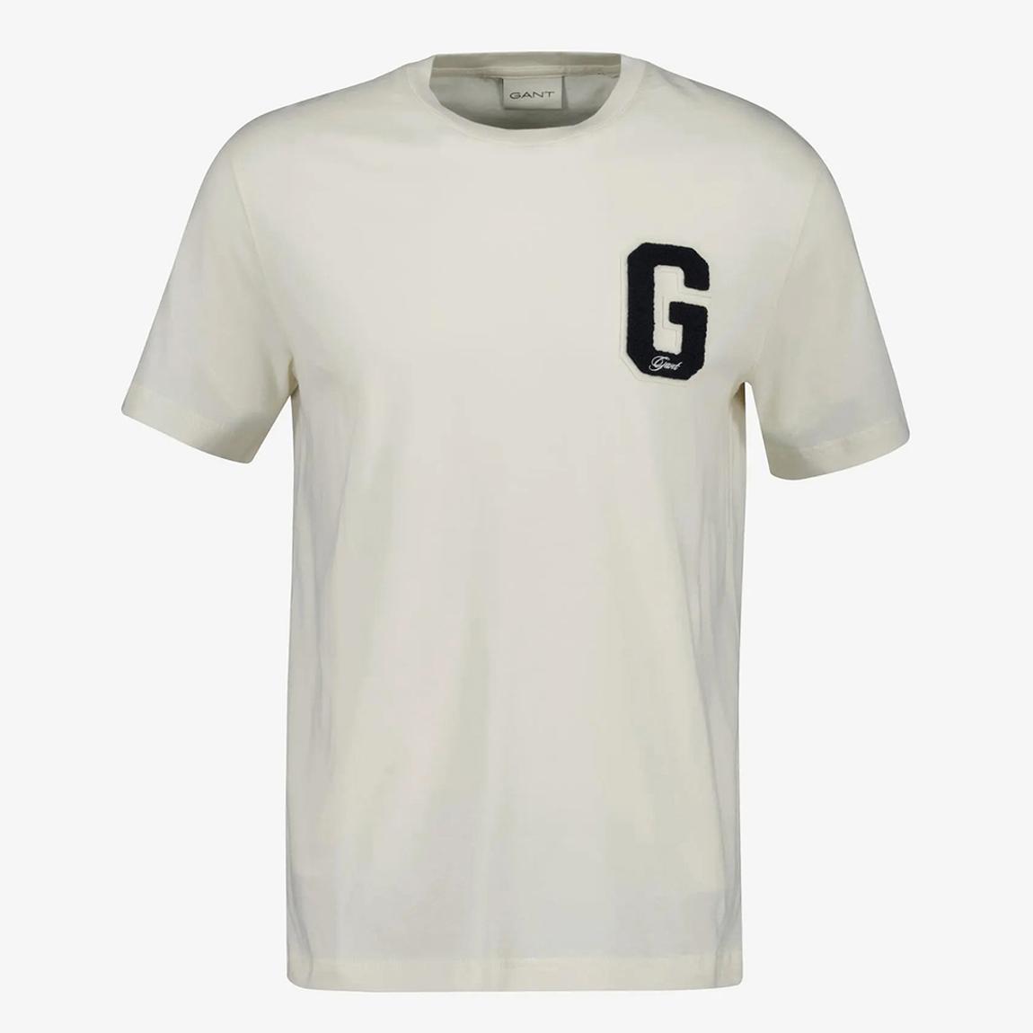 Grey Gant Badge T-Shirt main product photo