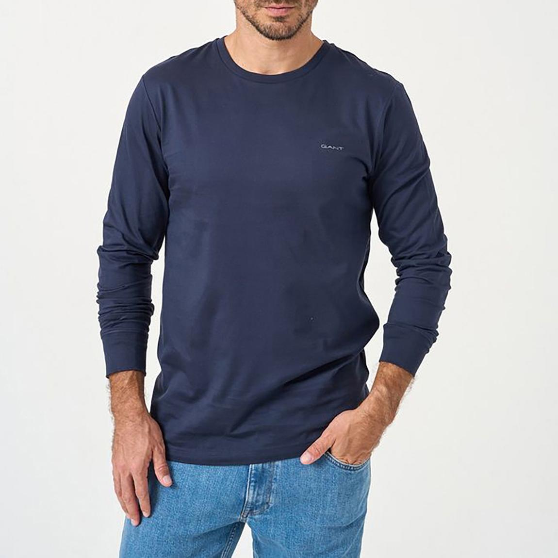 Navy Slim Merc Jersey Top main product photo
