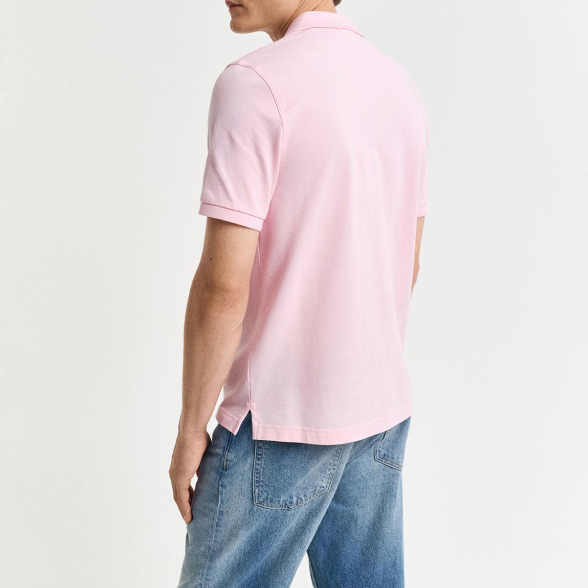 Pink Shield Cotton Polo Shirt main product photo