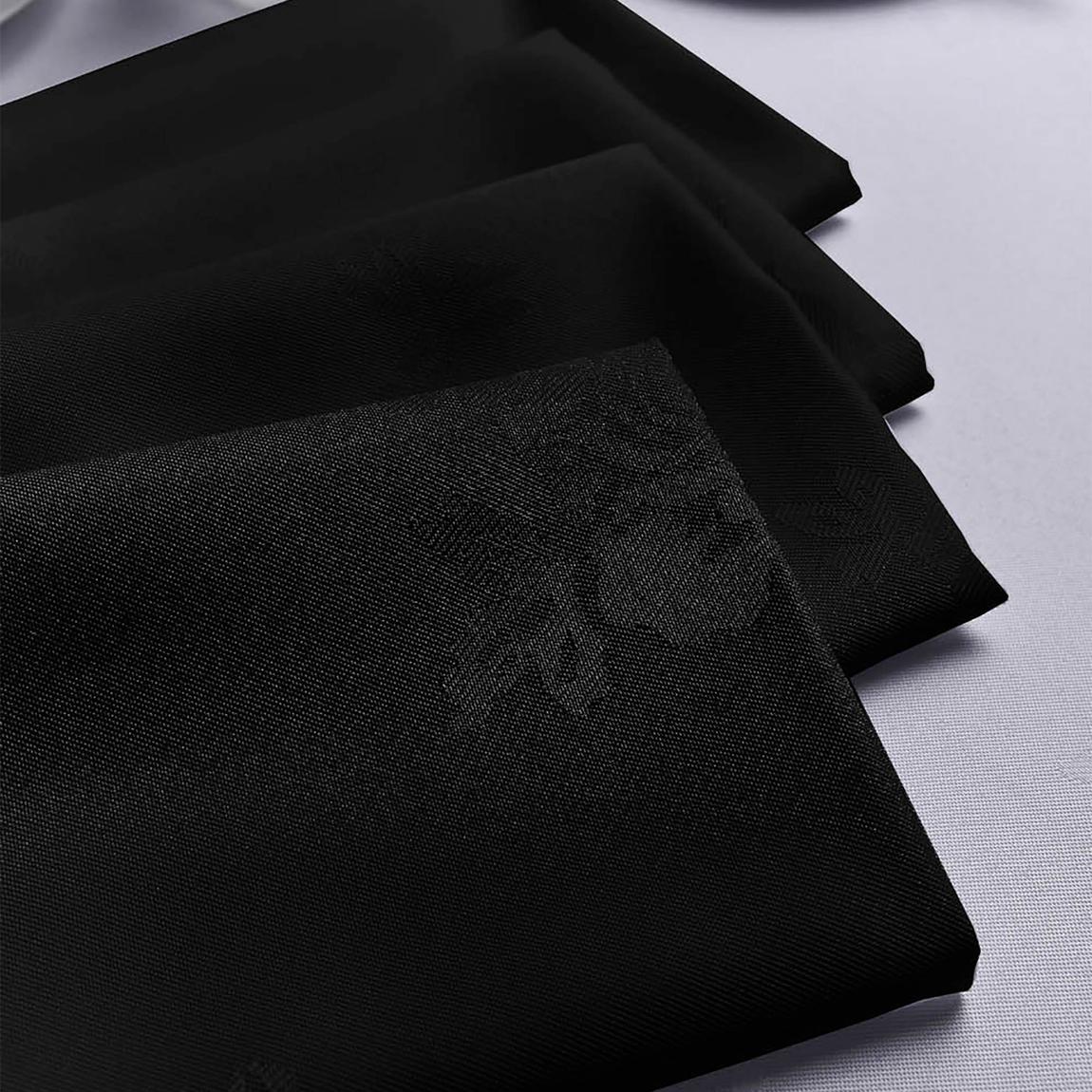 Cezanne Napkin Black (Pack of 4) - 41 x 41cm main product photo