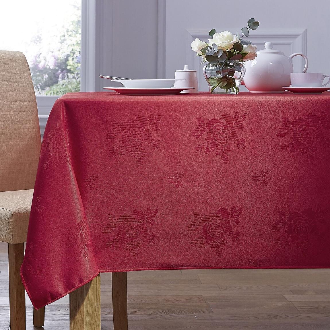 Cezanne 100% Polyester Red Tablecloth - 137 x 178cm main product photo