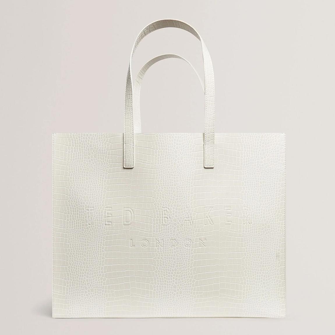 Nude Croc Effect Extra Large Icon Bag main product photo