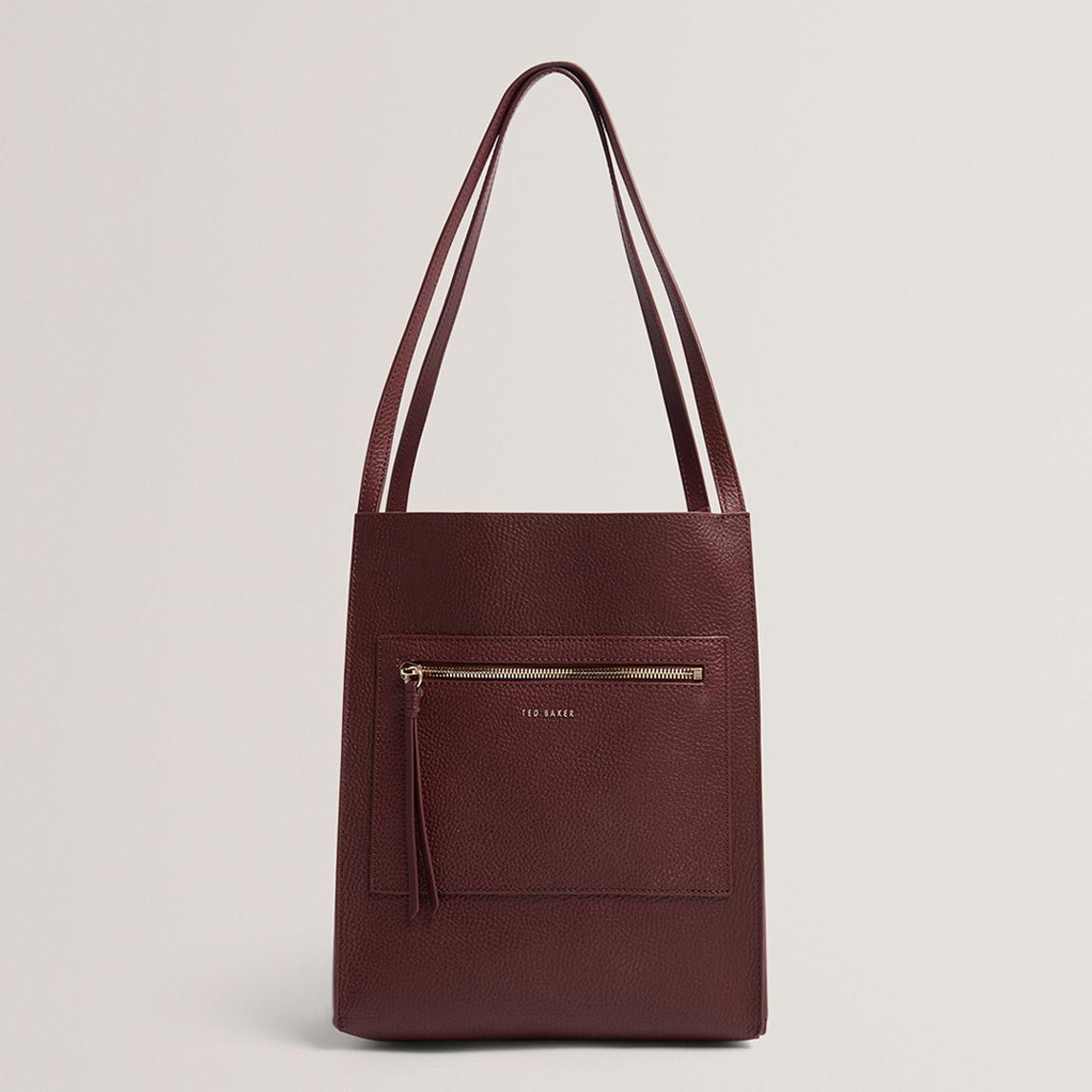 Oxblood Soft Slouch Small Leather Tote main product photo