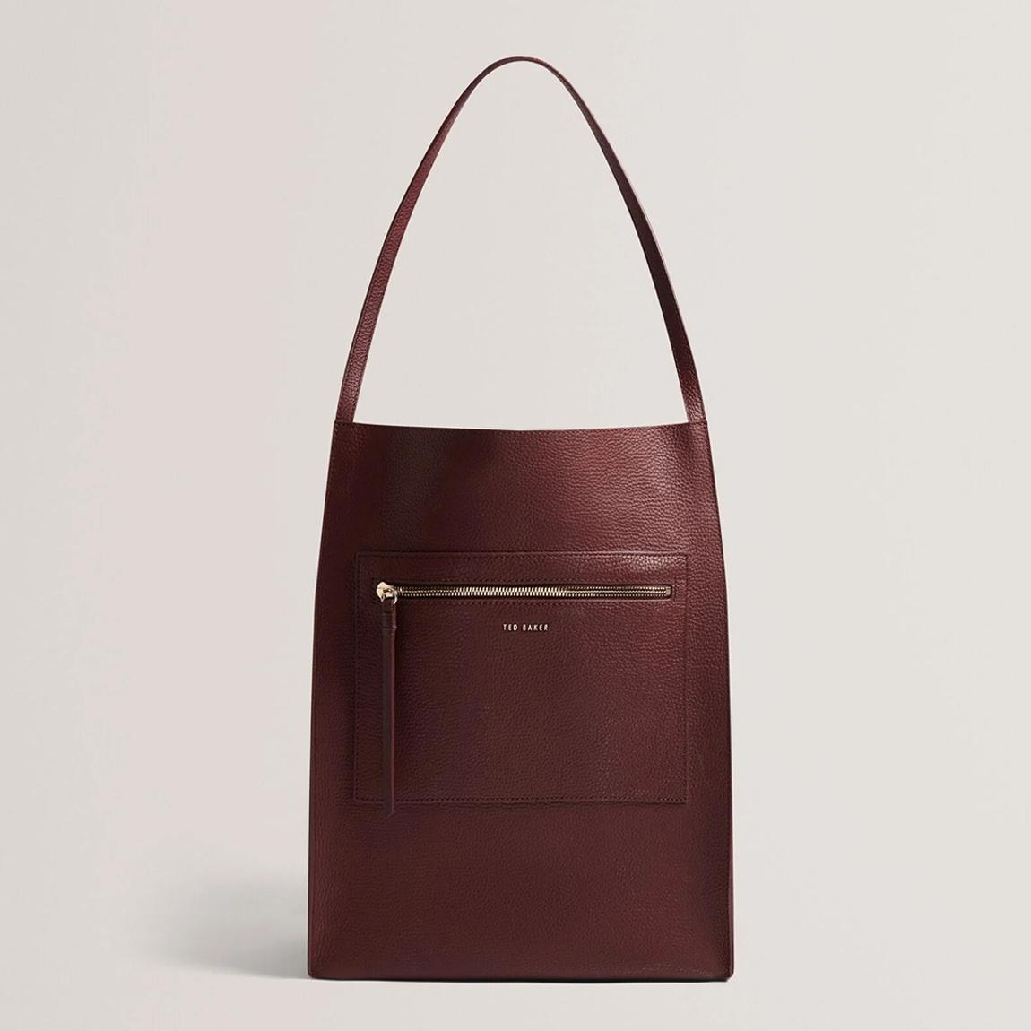 Oxblood Soft Slouch Large Leather Tote main product photo