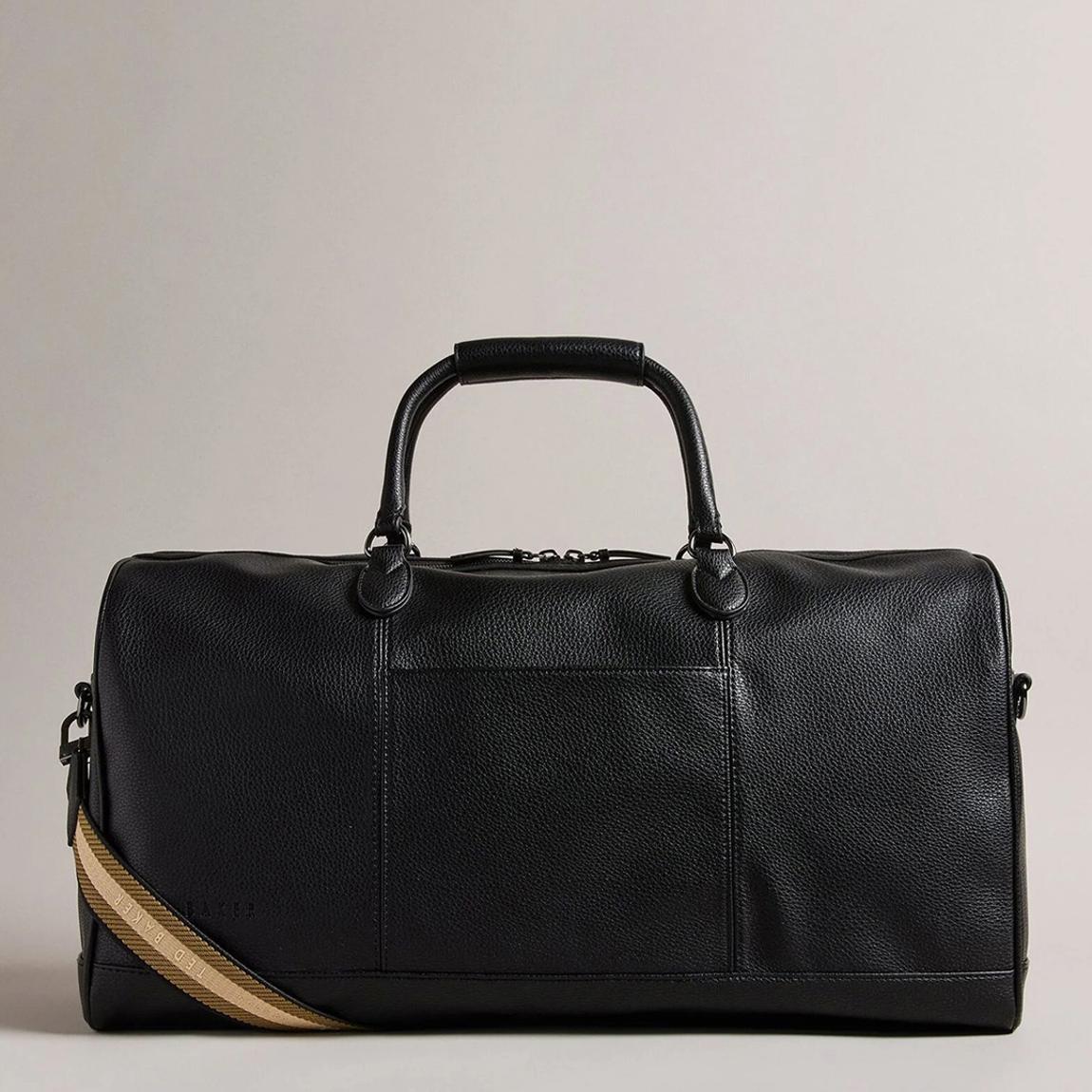 Black PU Webbing Holdall main product photo