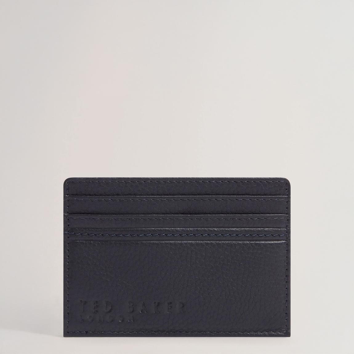 Navy Webbing Leather Cardholder main product photo