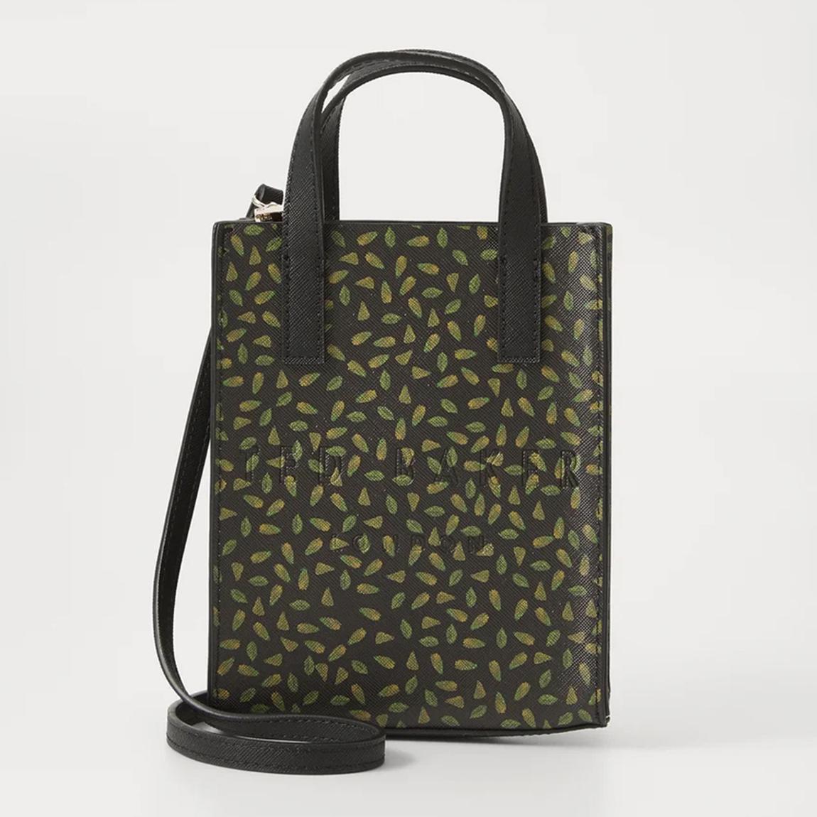 Black Ditsy Printed Mini Icon Bag main product photo
