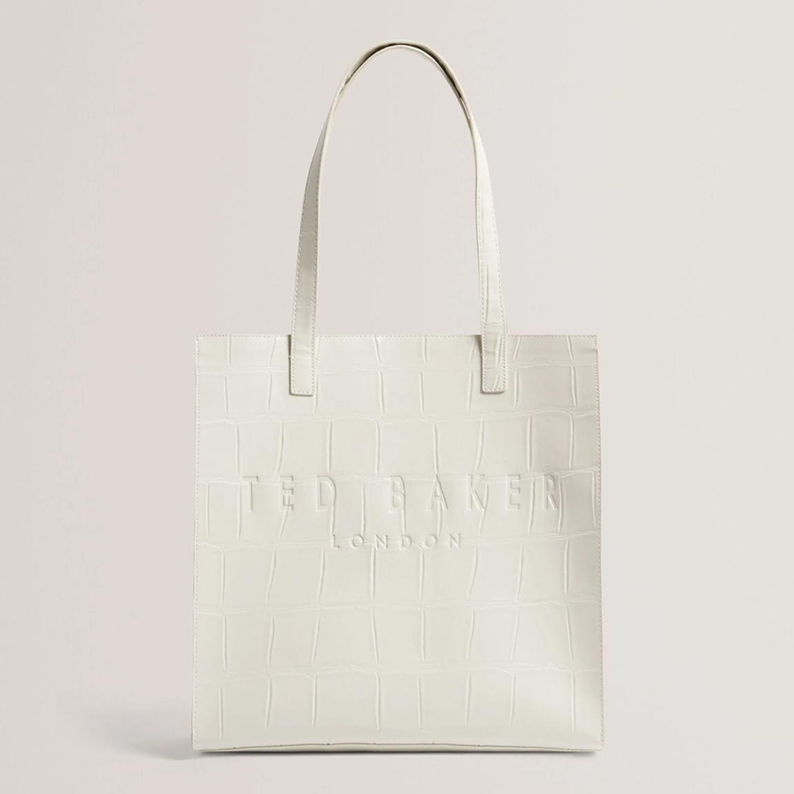 Ivory Croc Effect Small Icon Bag main product photo