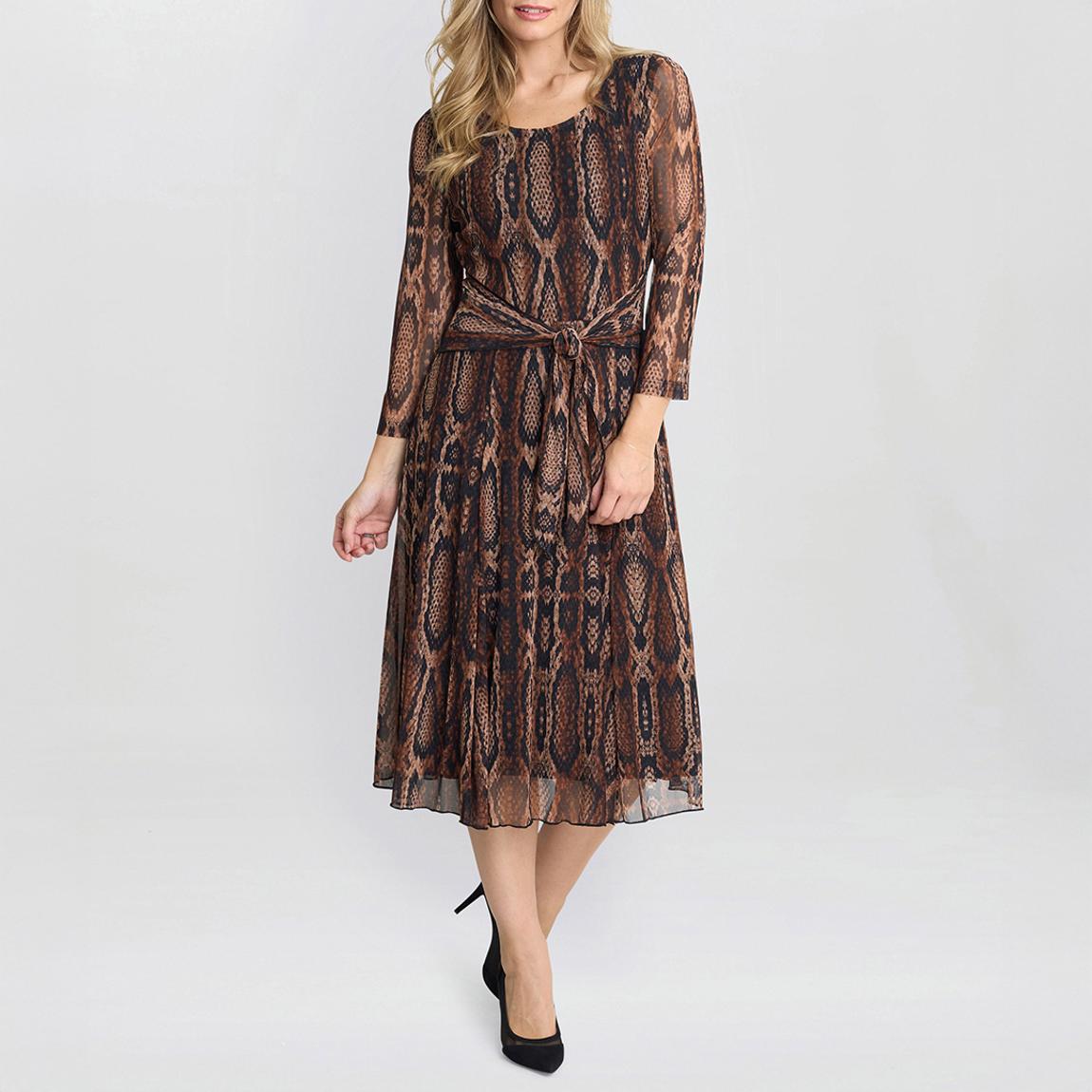 Snake Print Anya Mesh Dress main product photo