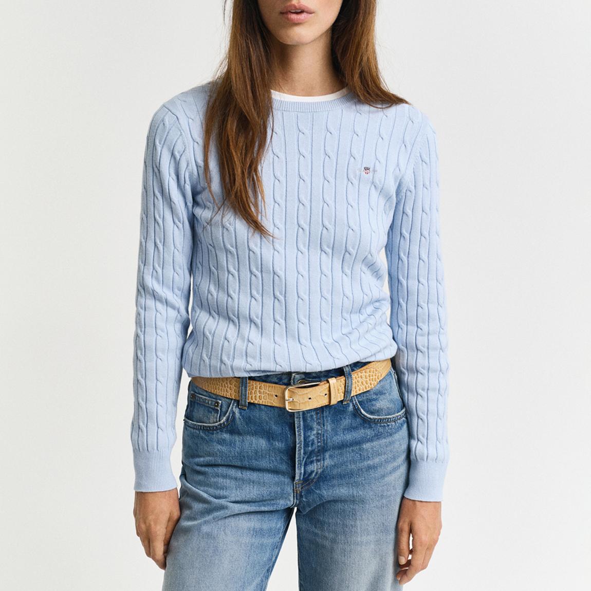 Blue Cable Knit Jumper main product photo
