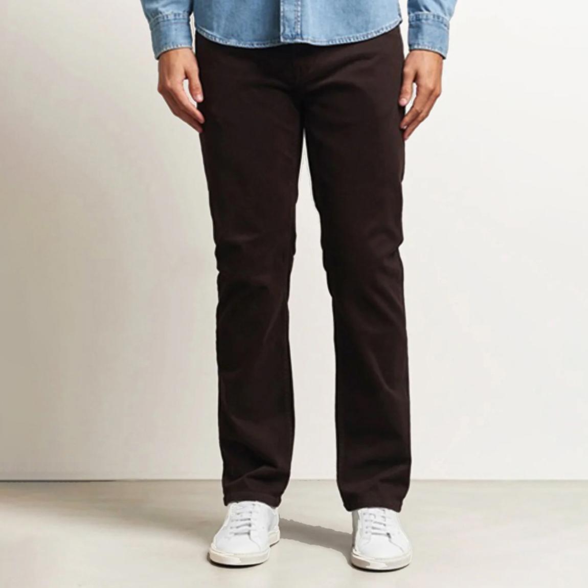 Brown Regular Moleskin Jeans main product photo