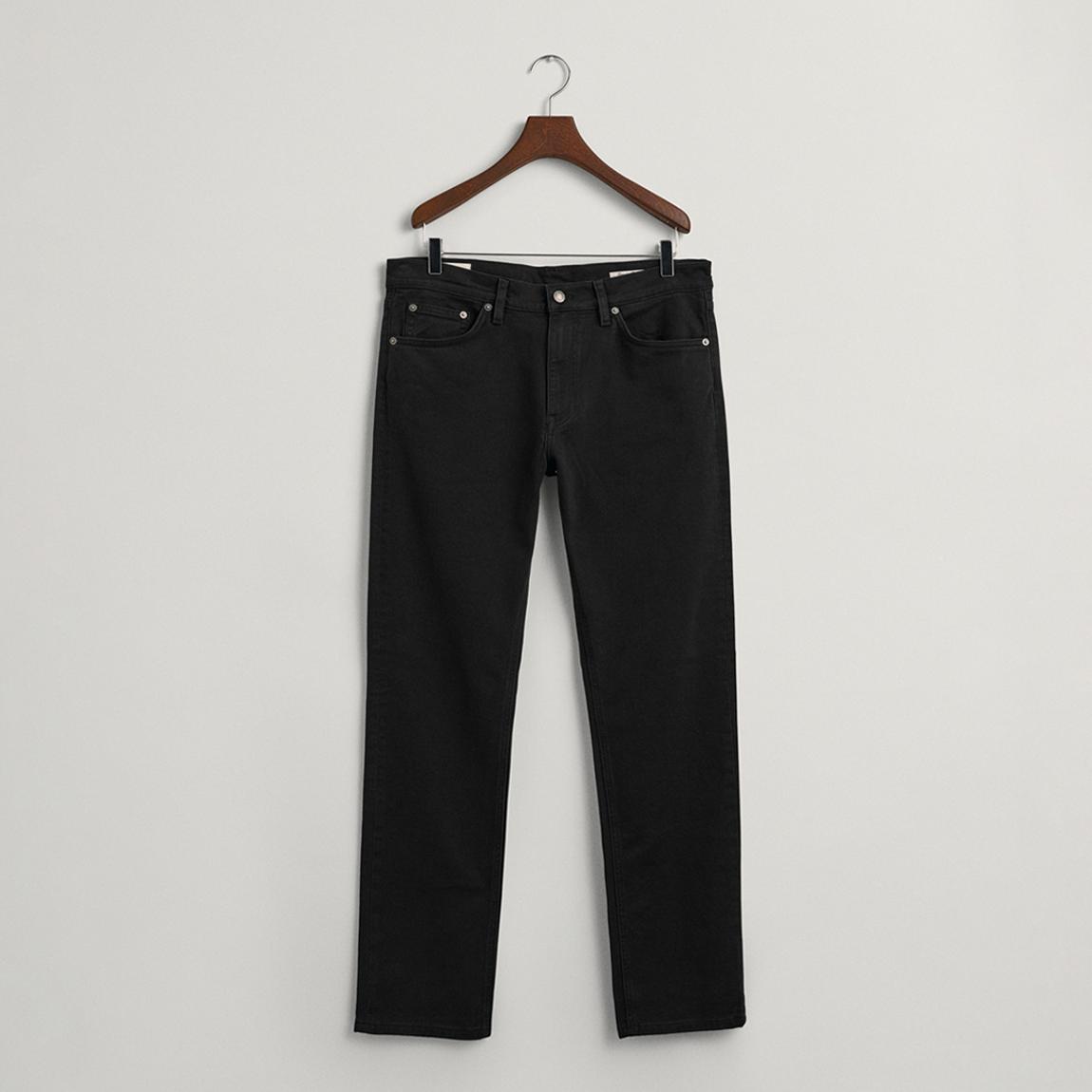Black Regular Soft Twill Jeans main product photo