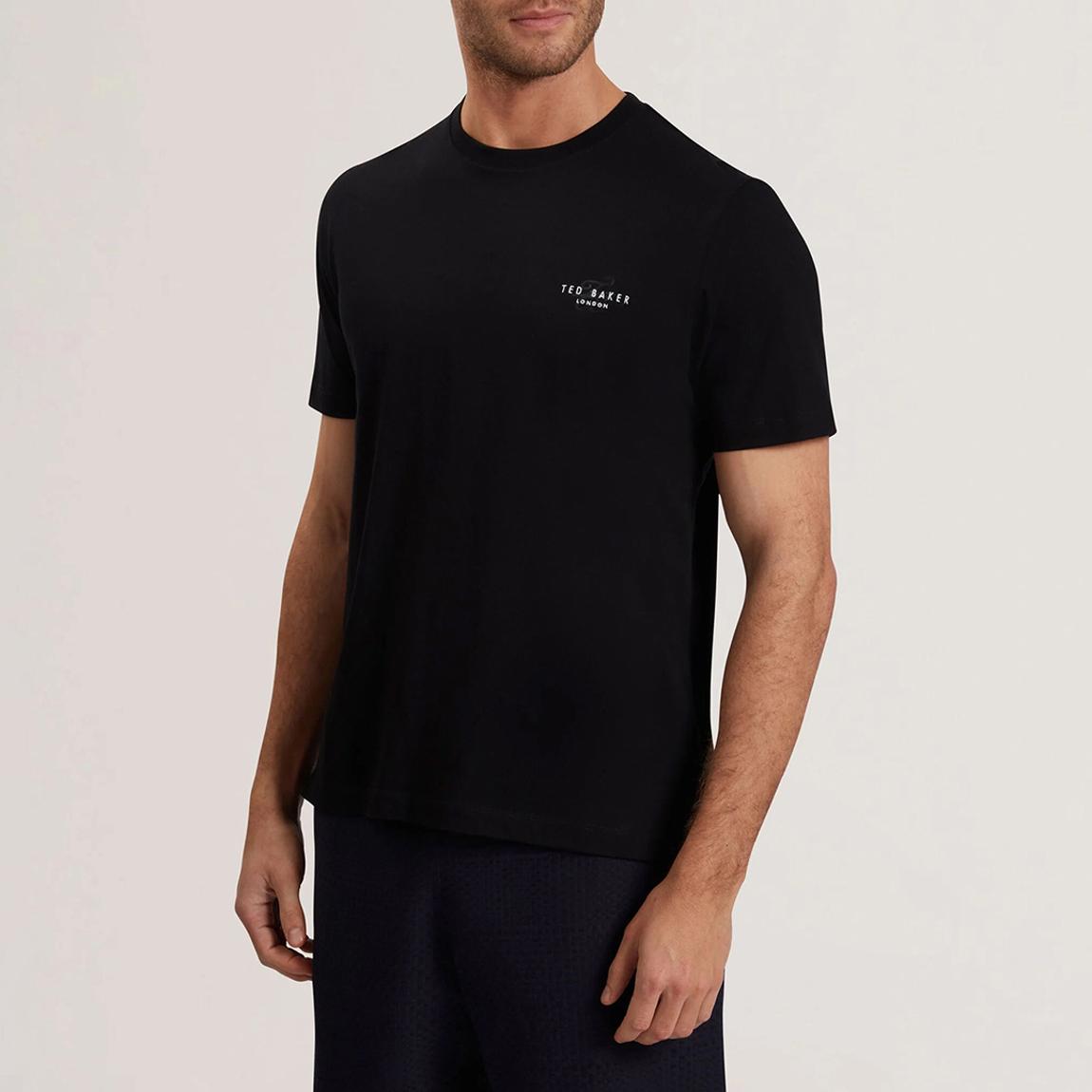 Black Tebars Branded Script T-Shirt main product photo