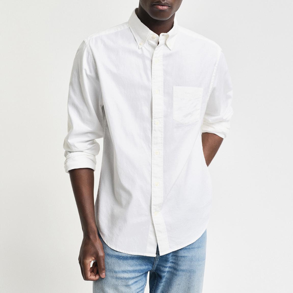 White Regular Archive Oxford Shirt main product photo