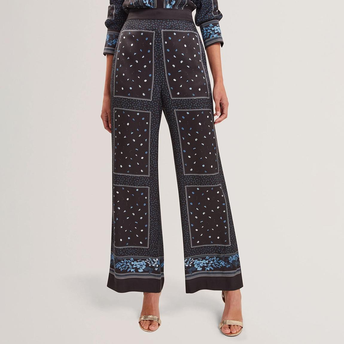 Black Brani Printed Wide Leg Trouser main product photo