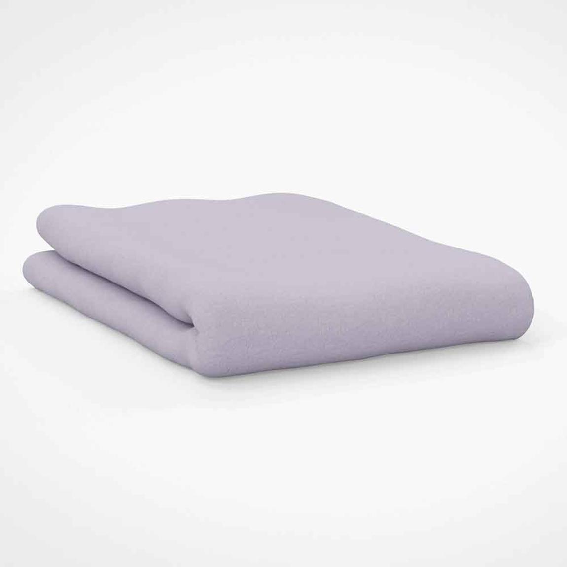 100% Brushed Cotton Single Flat Sheet Heather main product photo