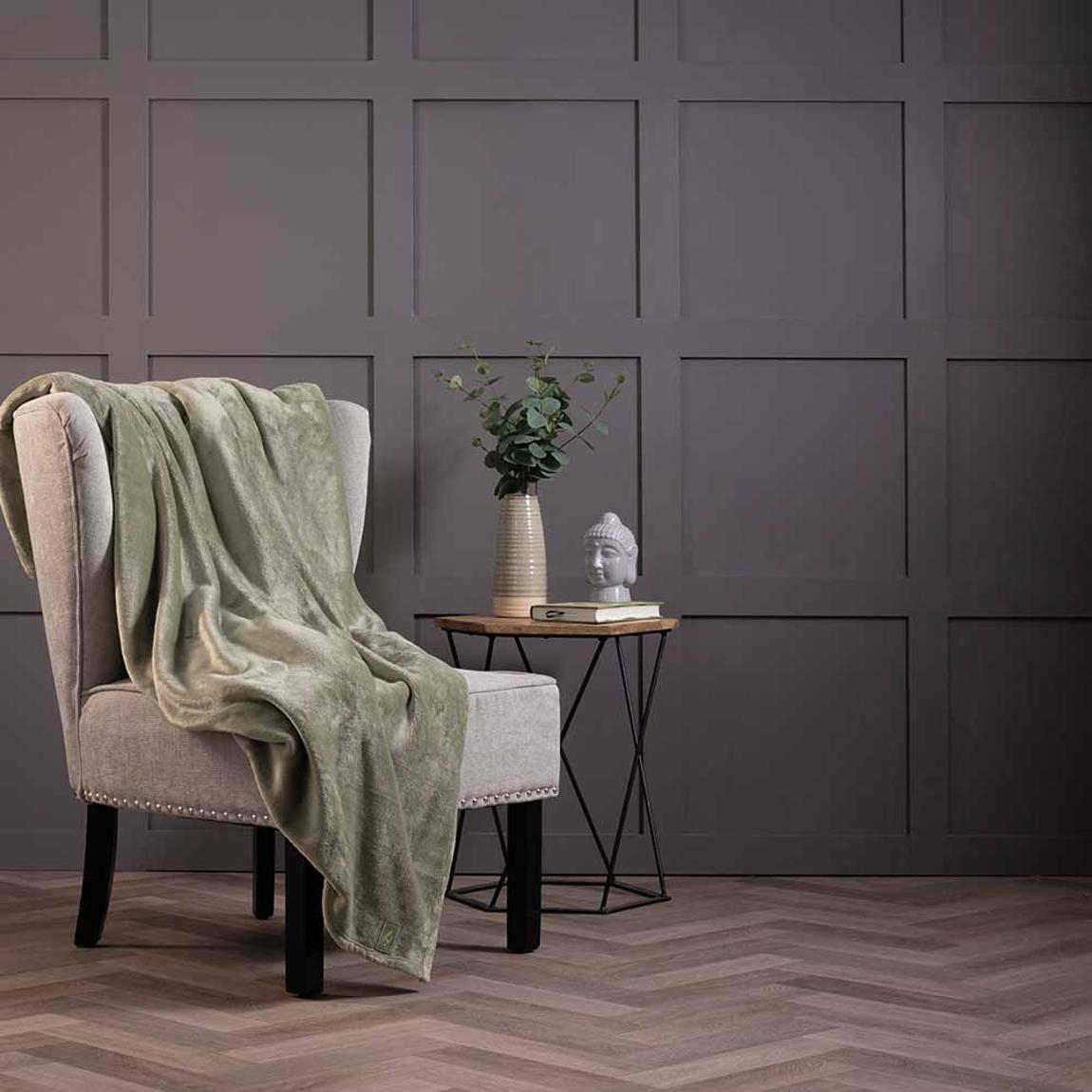 Heat Holder Blanket Sage 180X200Cm main product photo