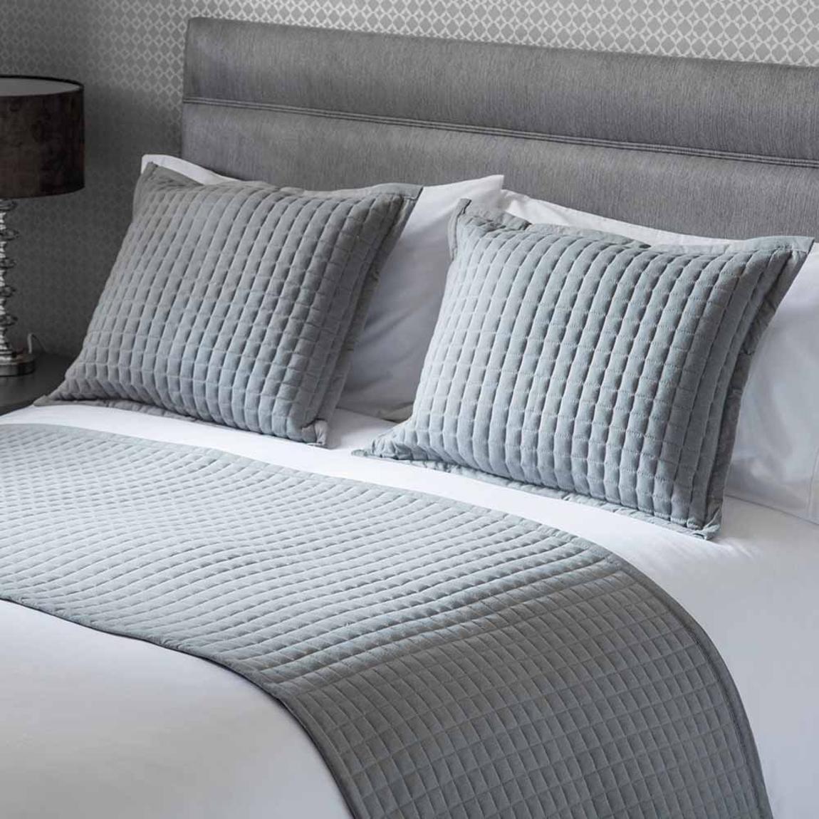 Belledorm Crompton Bed Runner Grey 70 X 220Cm main product photo