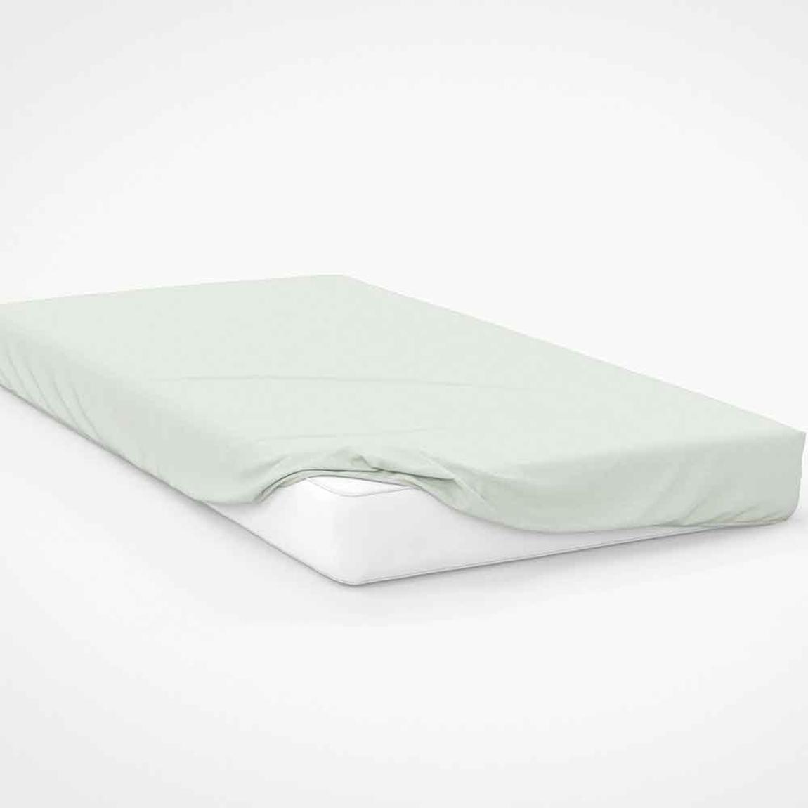 100% Brused Cotton King Fitted Sheet 12" Depth Apple main product photo