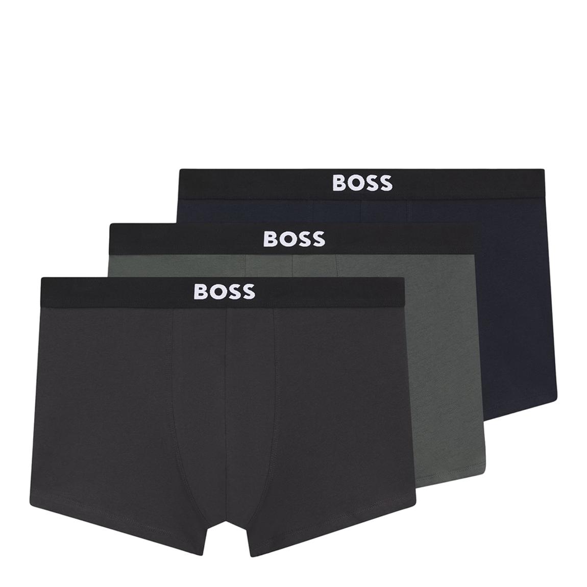 Dark Multi Classic Cotton Stretch Boxer 3 Pack main product photo