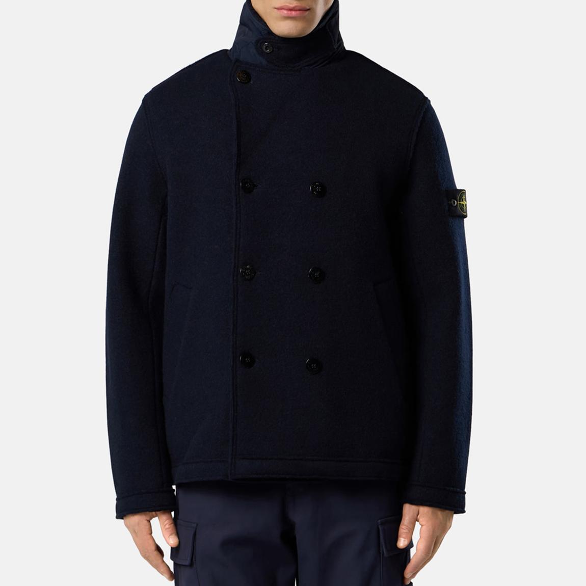 Navy Wool Pea Coat main product photo