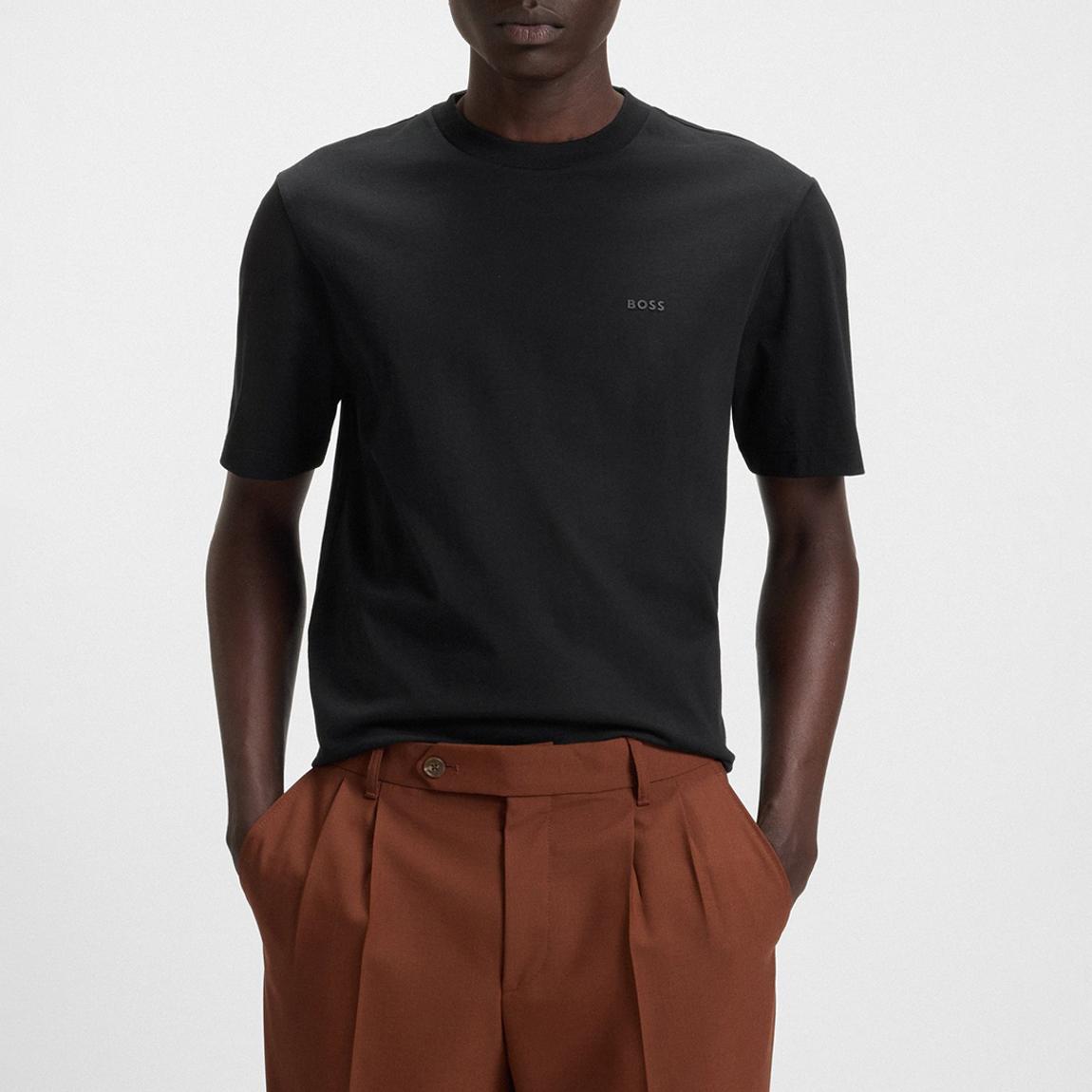 Black Classic Crew Cotton T-Shirt main product photo