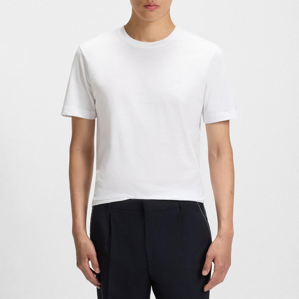 White Classic Crew Cotton T-Shirt main product photo