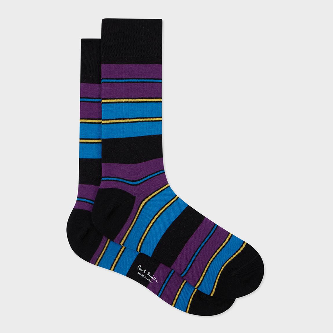 Blue Greg Stripe Socks main product photo