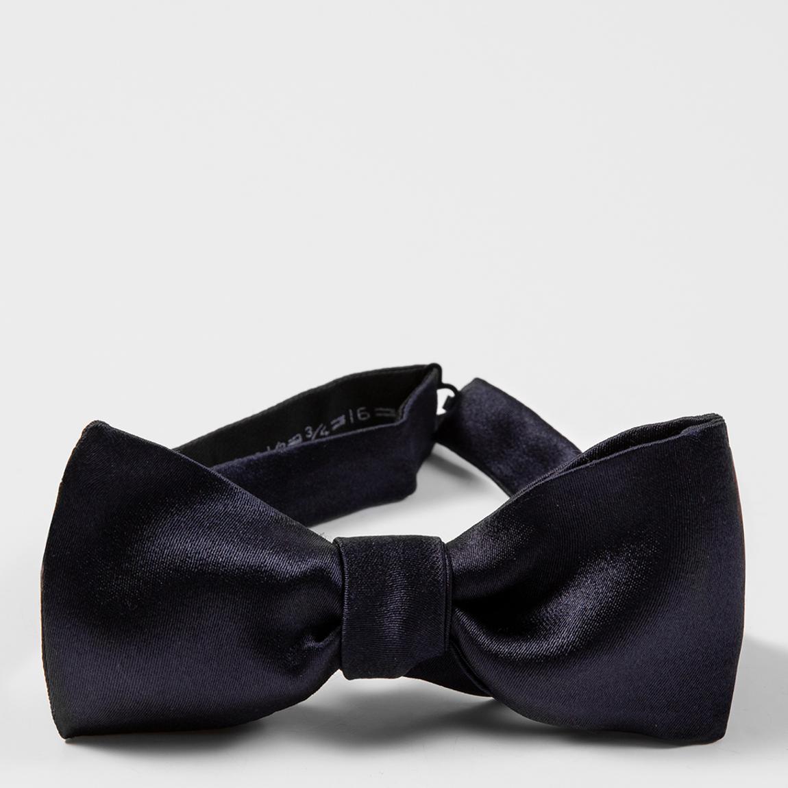 Black Silk Bow Tie main product photo