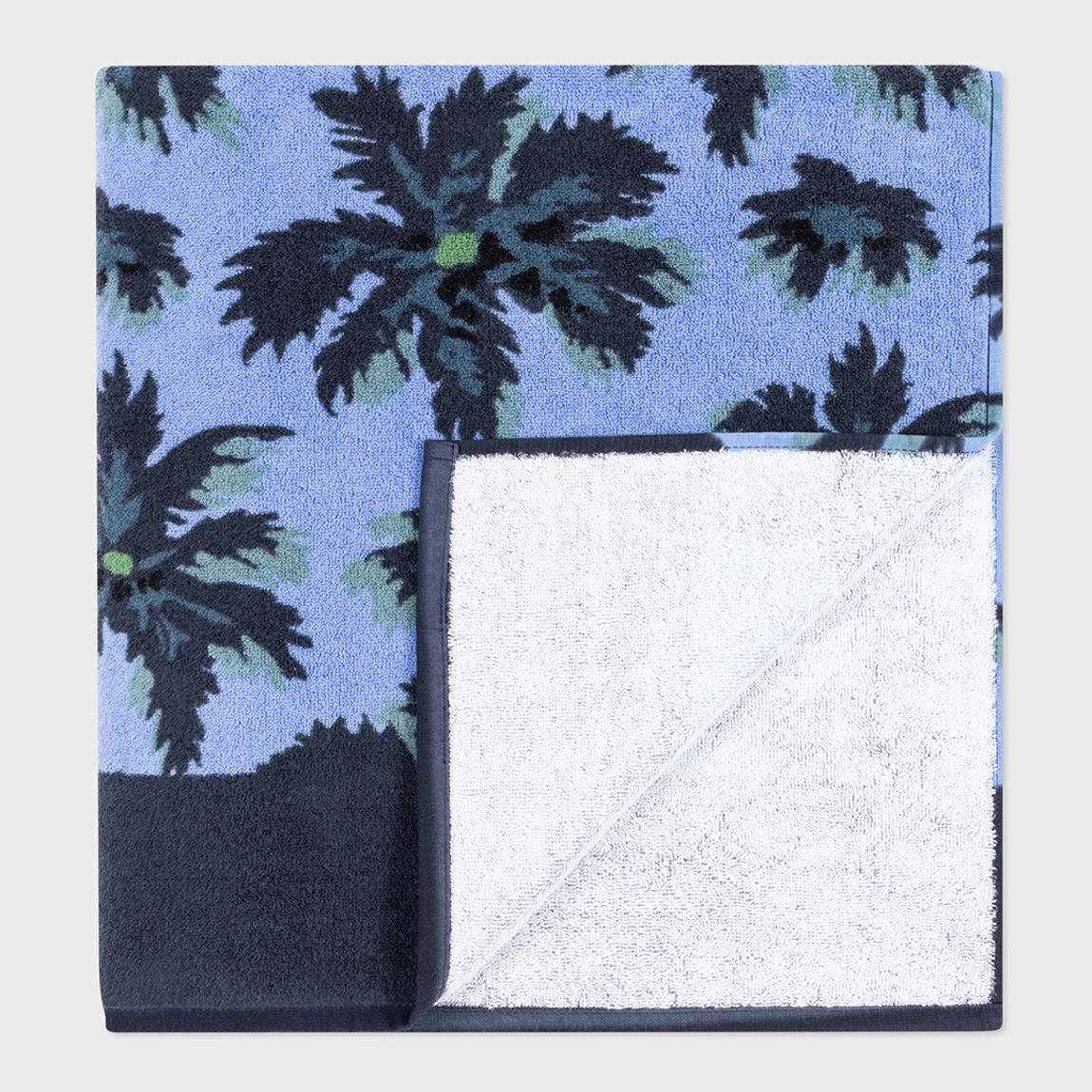 Blue Palm Burst Towel main product photo