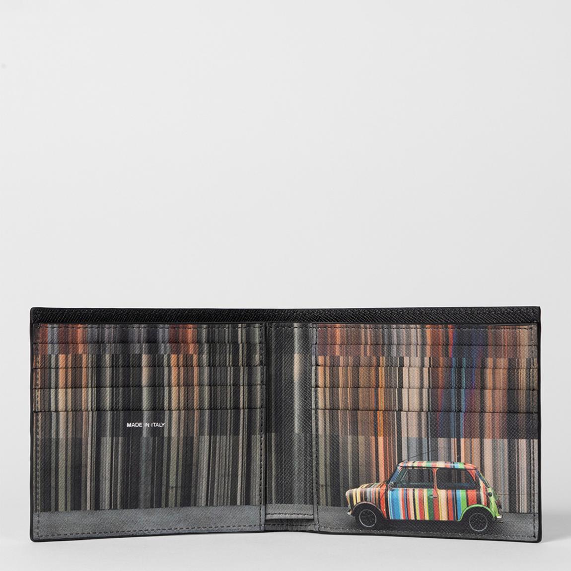Black Stripe Billfold Wallet main product photo