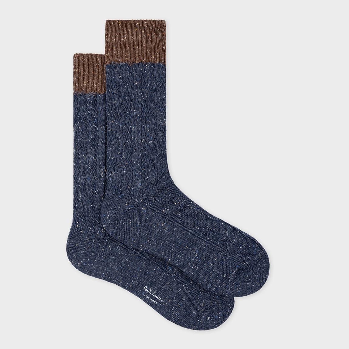 Grey Henry Neps Socks main product photo